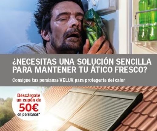 Imagen de la noticia Promoción 50 euros de reembolso en persianas de tejado VELUX | Ibarra Ventanas
