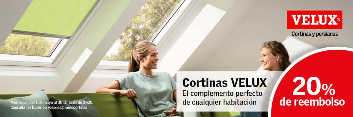 Imagen de la noticia Promoción 20% reembolso en cortinas Velux | Ibarra Ventanas